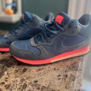 Nike Kids Blue and Gray Sneakers